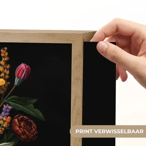 Sierlijk - Boeket - Bladeren Light Box met batterij (Wandlamp) middel -USP_websiteprintNL