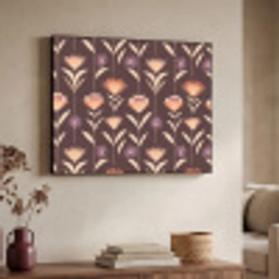 Elegant - Retro - Bruin Textielframe zwart klein 947 -sfeer3