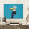 Tucan - Sokkel - Vogel - Koksmuts PET vilt klein -sfeer1