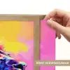 Leeuw - Verf- Kleuren - Dier Light Box met batterij (Wandlamp kind) middel -USP_websiteprintNL