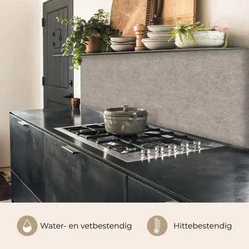 Patroon - Beton - Grijs keuken achterwand 2 middel 871 -usp_NL
