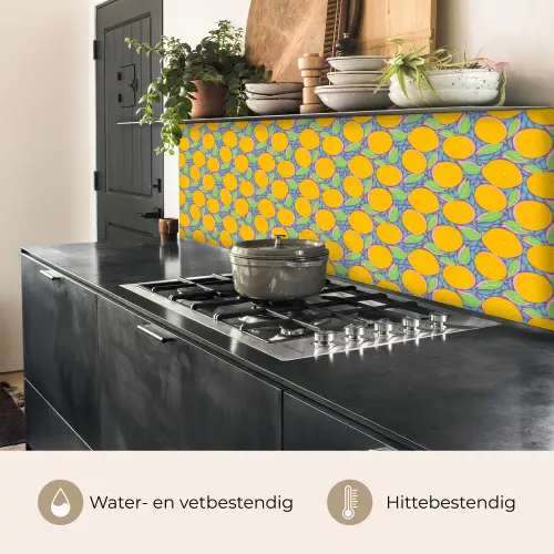 Sinaasappels - Bladeren - Kleurrijk keuken achterwand 2 middel 871 -usp_NL