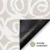 Beige - Patroon - Spiraal Deurmat klein 898 -antislip_NL