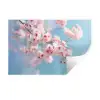 Takken - Bloesems - Roze Muursticker klein -3d