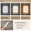 Educatief - Alfabet leren - Meisjes - Letters Light Box met kabel (Wandlamp kind) klein -USP_lichtkleurNL