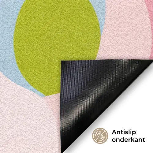 Abstract - Vormen - Roze Deurmat klein -antislip_NL