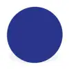 Blauw - Effen kleur - Donkerblauw Wandcirkel kunststof plaat 5mm dik klein 188 -3d
