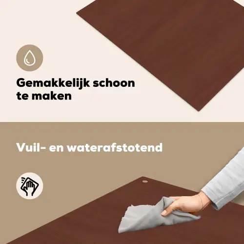 Hout - Plank - Abstract - Patronen Inductie beschemer met haakjes klein 777 -ky-schoon-nl