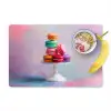 Macarons - Schaal - Pastel - Kleurrijk Placemat vinyl groot -zzzproduct_Kitchenyeah-website