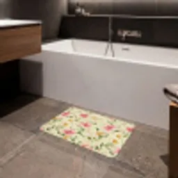 Lelies - Sereen - Kleurrijk Badmat klein 997 -sfeer3