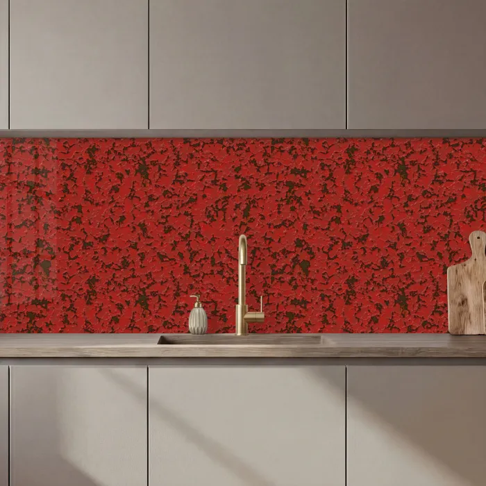 Roest - Rood - Vlekken keuken achterwand 2 middel 871 zz_3dshopping
