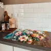 Bloeiende Verfkwasttuin Inductie beschermer vinyl 3mm klein -sfeer3