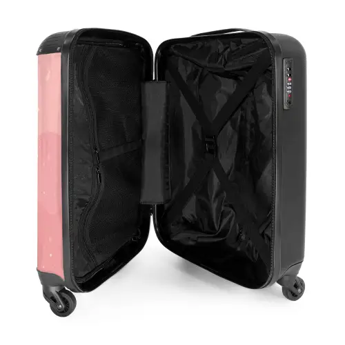 Klaske kwal Koffer - NBS - Handbagage middel -binnenkant