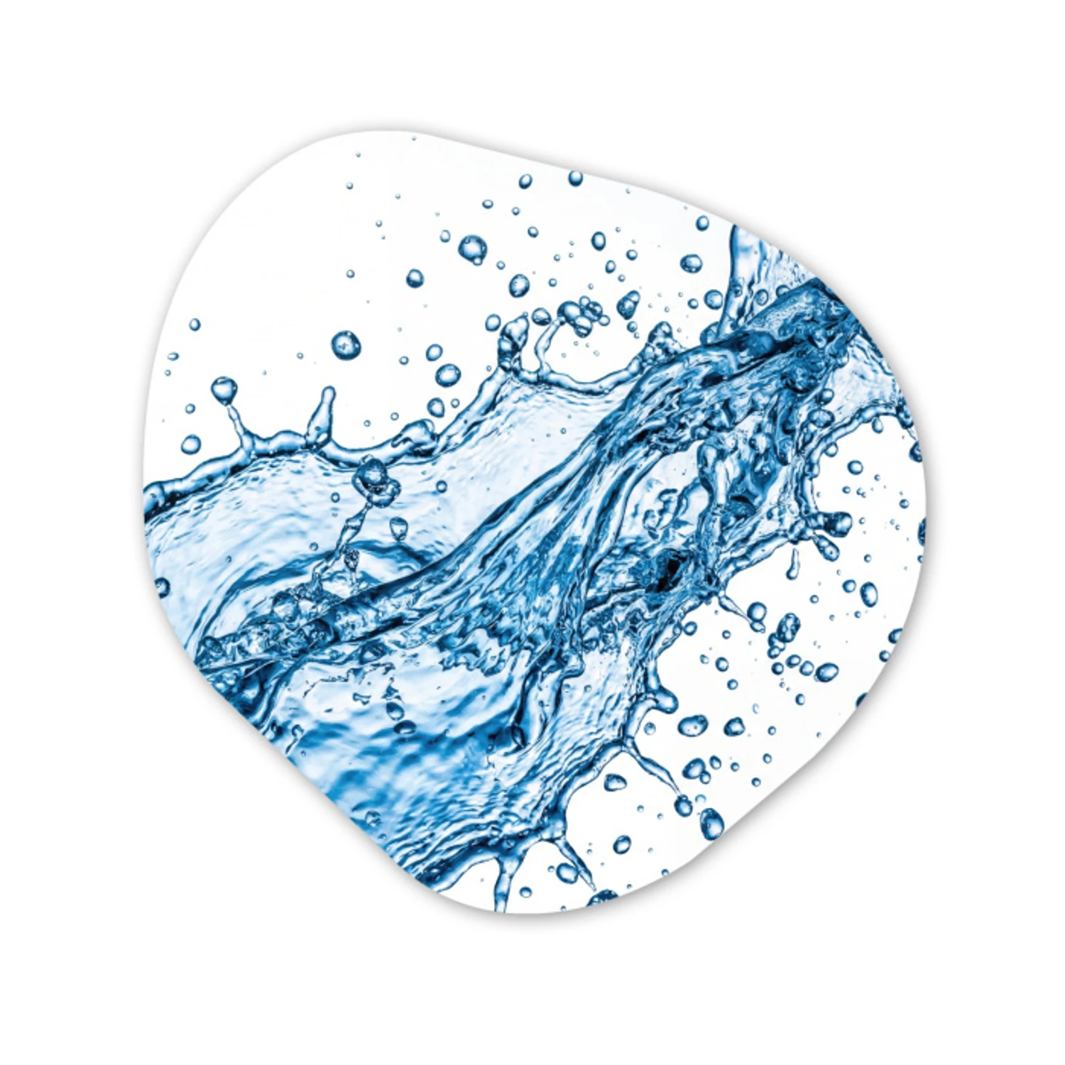 Organische vorm aluminium - Spash - Water - Blauw - Bestel nu voordelig ...