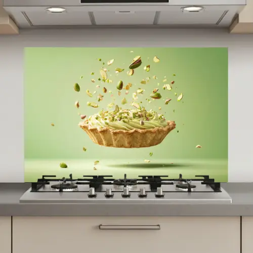 Pistache - Taart - Noten - Eten keuken achterwand spatscherm klein -3d_website