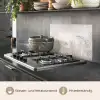 Bladeren - Beige - Botanisch - Vintage keuken achterwand spatscherm klein -usp_DE
