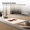 Zandloper - Symmetrisch - Rood - Paars Inductie beschermer vinyl 3mm klein -sfeer1