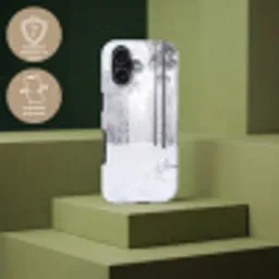 Bos - Sneeuw - Pad - Winter - Stilte Toughcase MagSafe Apple iPhone 17 klein -USP_PrintM_FR