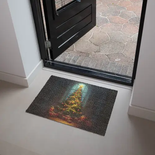 Kerstboom - Cadeau - Kerst - Winter Deurmat klein -sfeer5