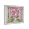 Japans - Sakura - Bloesem - Boom - Bloesem takken - Doorkijk PET vilt klein -3d