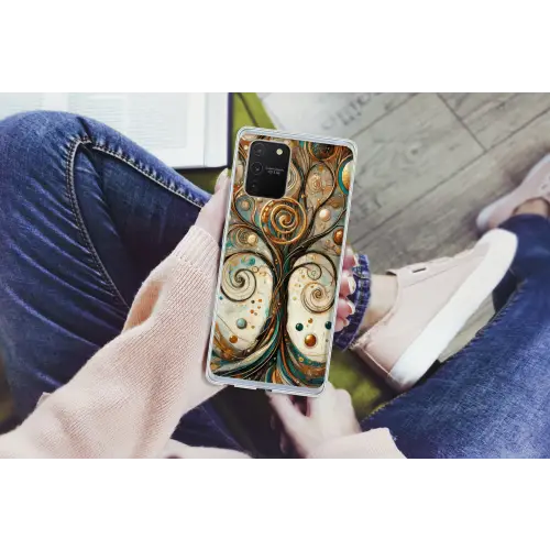 Levensboom - Boom - Abstract - Modern Telefoonhoesje Samsung Galaxy S10 Lite klein -handS10Lite