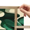 Abstract - Camouflage - Groen Light Box met batterij (Wandlamp) middel -USP_websiteprintNL