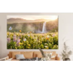 Vlinders - Waterval - Bloemenveld forex 5mm xxl -bovenbank