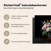 Pastel - Bloemen - Glazen - Vaas Inductie beschermer vinyl 3mm middel -sfeer2