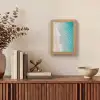 Kust - Zand - Blauw Light Box met kabel (Tafellamp) klein -sfeer2