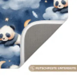 Panda's - Slapen - Blauw Badmat klein 997 -USP_AntislipDE