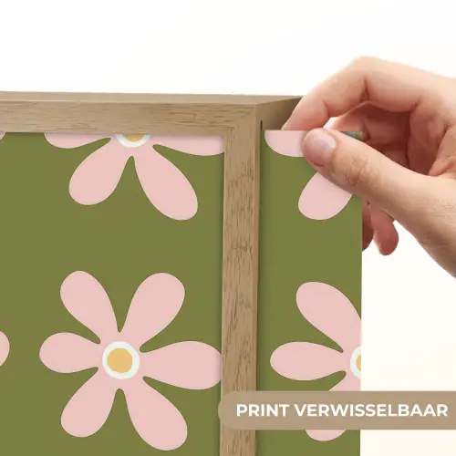Bloem - Modern - Groen Light Box met batterij (Wandlamp) middel 907 -USP_websiteprintNL