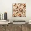 Kastanje Champignons - Beige aluminium wit klein -sfeer1