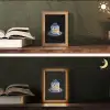 Pannenkoeken - Blauwe Bessen - Bord Light Box met kabel (Tafellamp) klein -sfeer3