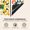 Spaans - Tegels - Keramiek - Bloemen Inductie beschermer vinyl 3mm middel -zzsfeer4_SP