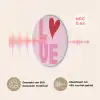 Love - Roze - Hart - Valentijn Akoestische PET Vilt - Rond klein -USP_NL