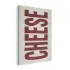 Vintage - Rood - Decoratie - Japandi PET vilt klein -3d