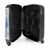 Paarse lavendel in graffiti stijl NBS - Handbagage koffer - Kinderen Unisex middel -binnenkant