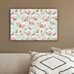 Rozen - Vogels - Pastel - Kleurrijk canvas 2cm klein 34 -sfeer3