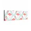 Flamingo - Mintgroen - Ruit canvas 2cm klein 828 -z3d
