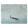 Bloesems - Minimalistisch - Wateroppervlak - Boot muismat rubber klein -3d
