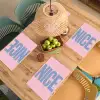 Nice - Paars - Roze Placemat vinyl groot -zzsfeer5_Kitchenyeah-website