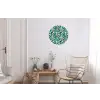 Bladeren - Tropisch - Jungle Wandcirkel aluminium klein -woonkamer