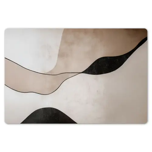 Contourlijnen - Abstracte landschap Placemat vinyl groot -zzsfeer1_Kitchenyeah-website