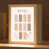 Tafels van vermenigvuldiging - Leren rekenen voor kinderen - Getallen oefenen - Cijfers - Pastel kleuren Light Box met kabel klein -zzz_3d_website
