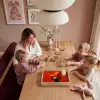 Oranje - Hoed - Vrouw Dienblad Rechthoek middel -sfeer4