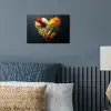Specerijen - Mix - Hartvorm - Zwart poster papier klein -sfeer2