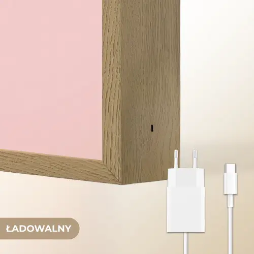 Otters - Glimlach - Bruin Light Box met batterij (Wandlamp kind) middel -USP_websiteoplaadbaarNL