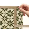 Tegel - Dessin - Groen Light Box met batterij (Wandlamp) middel 907 -USP_websiteprintNL