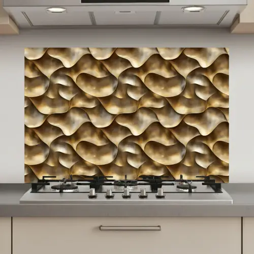 Abstract - Antiek - Goud keuken achterwand spatscherm klein 900 -3d_website