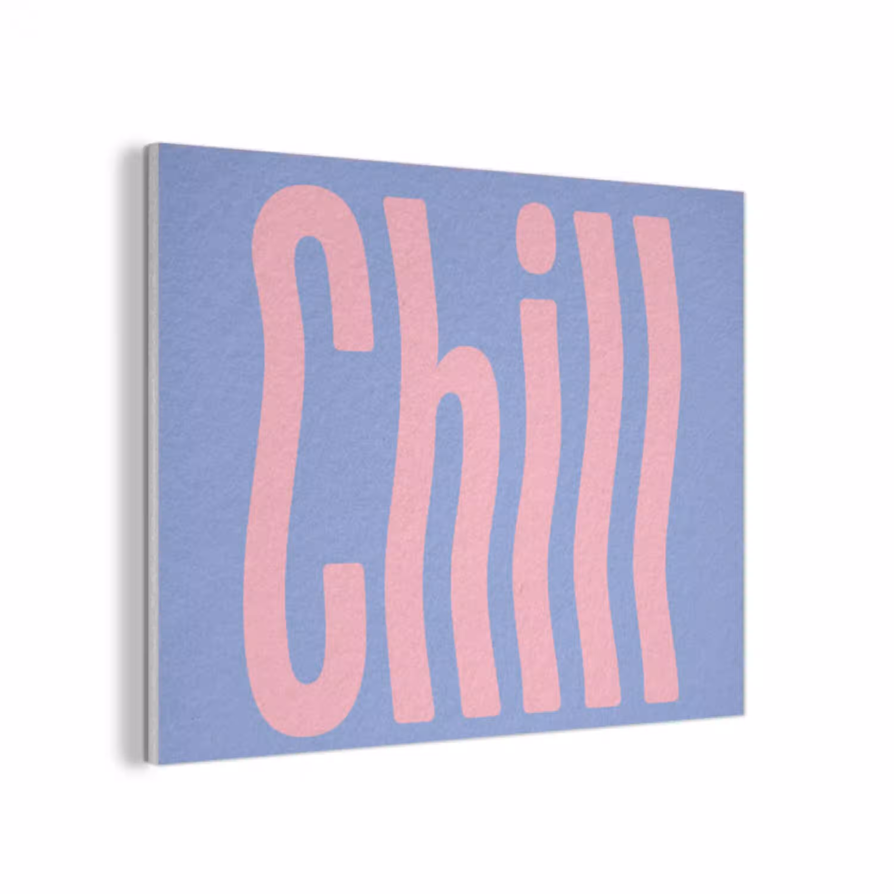 Chill - Roze - Blauw - Golvend PET vilt klein -3d